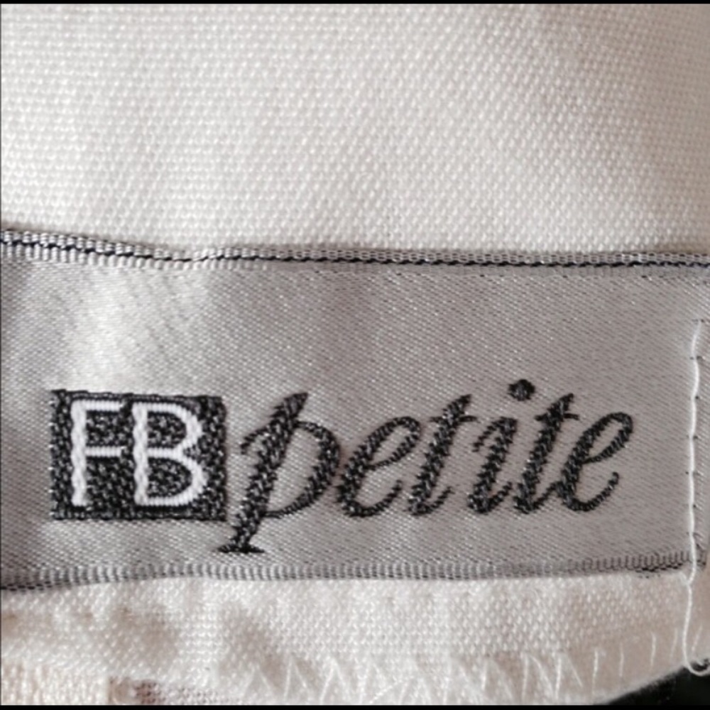 Vintage Cream Fashion Bar Petite Skirt - Picture 3 of 4